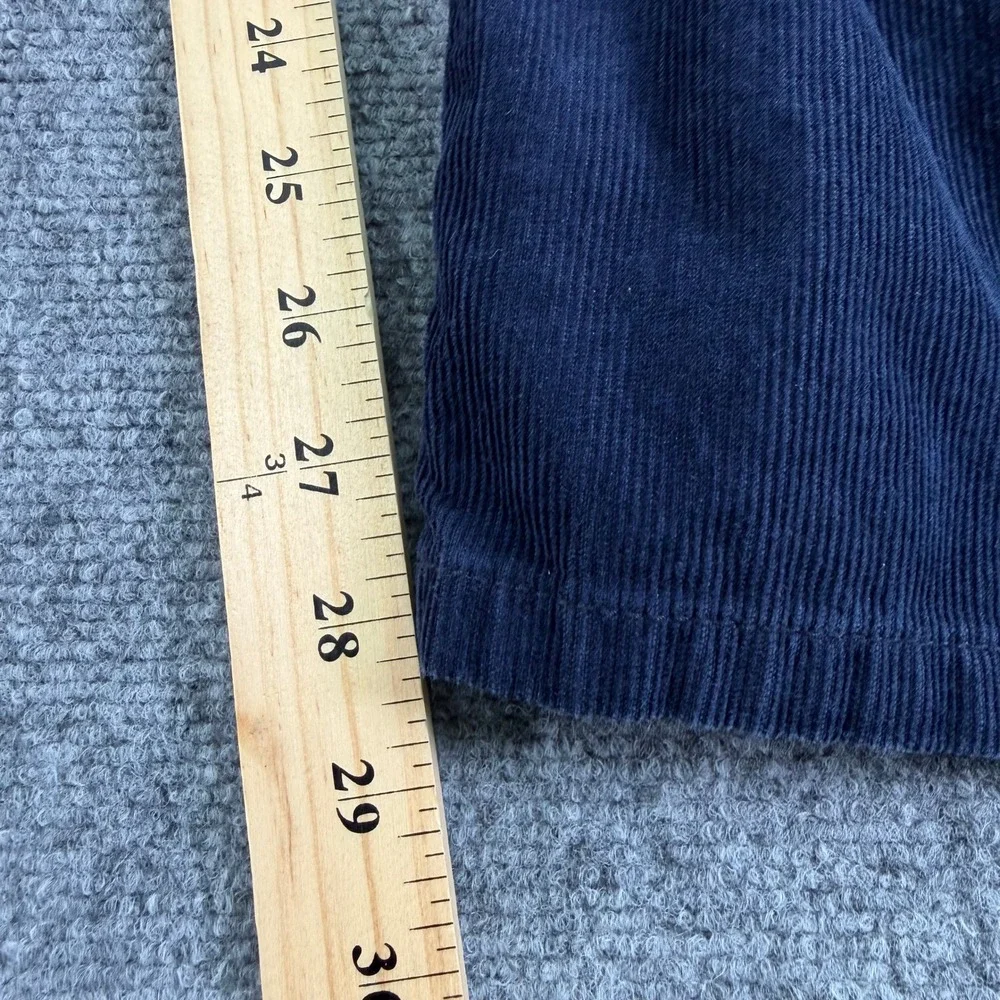 Tommy Hilfiger Pants Mens 40x30 (Fits 41x28) Blue Corduroy Straight Leg‎